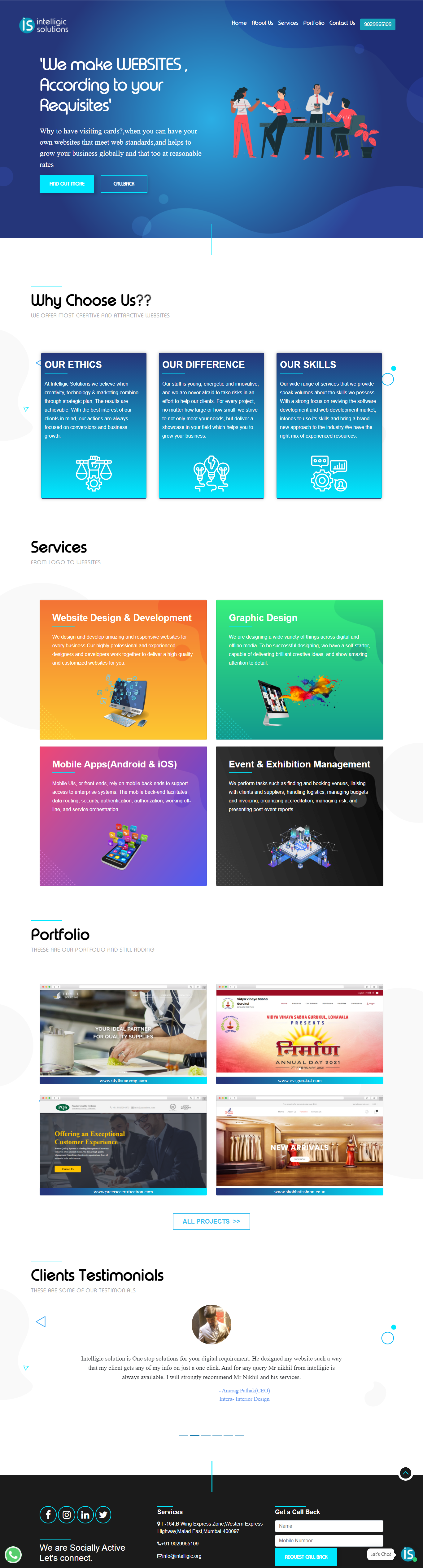 Intelligic solutions portfolio