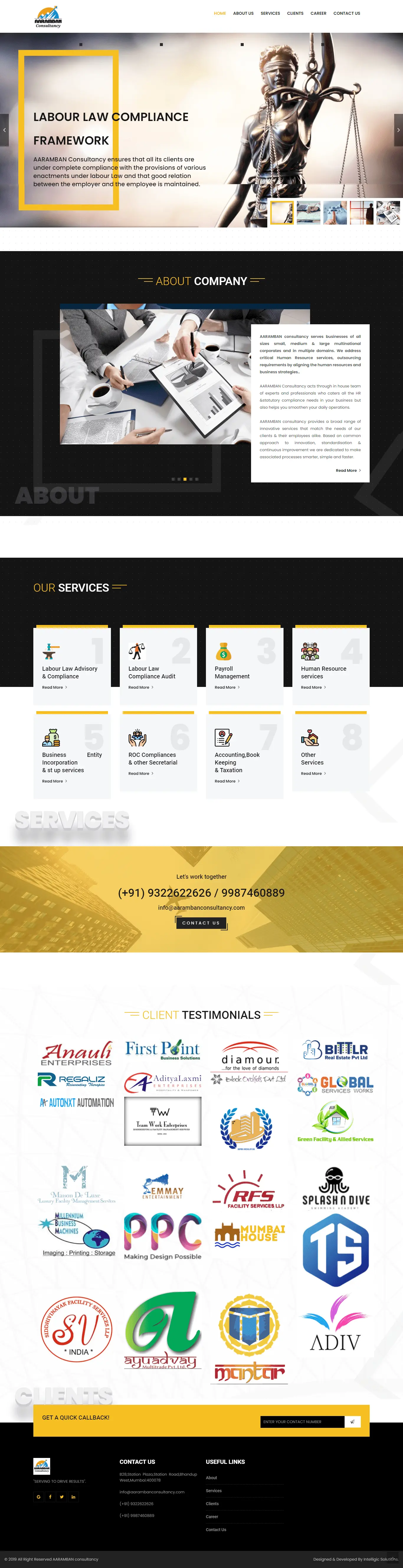 Aaramban Consultancy portfolio